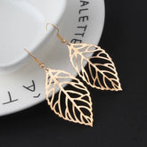 Glittery Leaf Earring